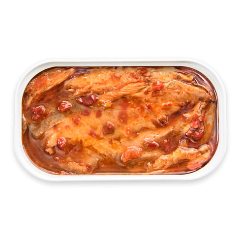 4.05 (Pack 12), King Oscar Mackerel in Sweet Thai Chili Sauce, Ounce Can of Skinless & Boneless, Wild Caught Canned