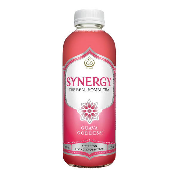 SYNERGY The Real Kombucha - Guava Goddess - 16 fl oz Bottle