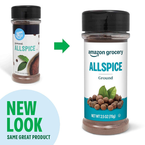 2.5 (Pack 2) Amazon Grocery, All Spice Ground, ounce