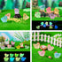 120 Pack Lyellfe Mini Resin Chicken, Cute Animals Miniature Figures, Colorful Tiny Chicken Cake Topper for DIY Project