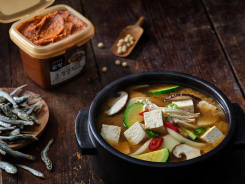 900g) O'Food Seafood Doenjang, Premium Korean Traditional Soybean Miso Paste Sauce, Naturally Fermented, Umami Flavor
