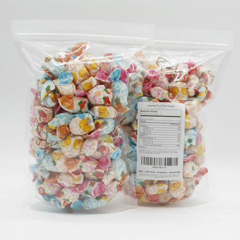 2 lb 5 Arcor FRUIT FILLED Hard Candy Individually Wrapped, Old Fashioned Bulk Candy, Assorted Flavors, Hard Shell
