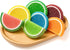 8 Gummi NY Spice Shop Assorted Fruit Slices Candy - Ounce Assorted Chewy Fruits Slices Jelly Candy - Tropical & Citrus