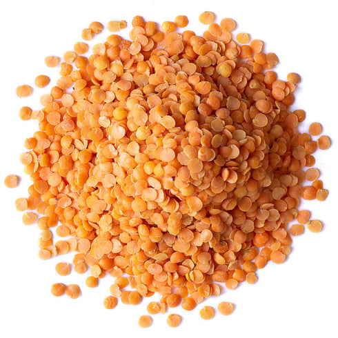 4 Food to Live Red Split Lentils, Pounds Masoor Dal, Dried, Vegan, Kosher, Bulk. Easy to Cook. No Soaking Required.