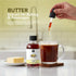 2 Dolce Flav Butter Extract Ounce Water-Soluble Kosher, Sugar-Free, Concentrated Imitation Butter Flavor for Baking