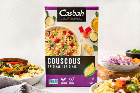 12 oz. (Pack 6), Casbah Original Couscous of Perfect to Make Easy and Flavorful Side Dishes, Vegan and Vegetarian