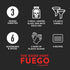 Set, 4 2 The Good Hurt Fuego by Thoughtfully, DIY Hot Sauce Includes Skull Shaped Reusable Glass Jars, Funnels