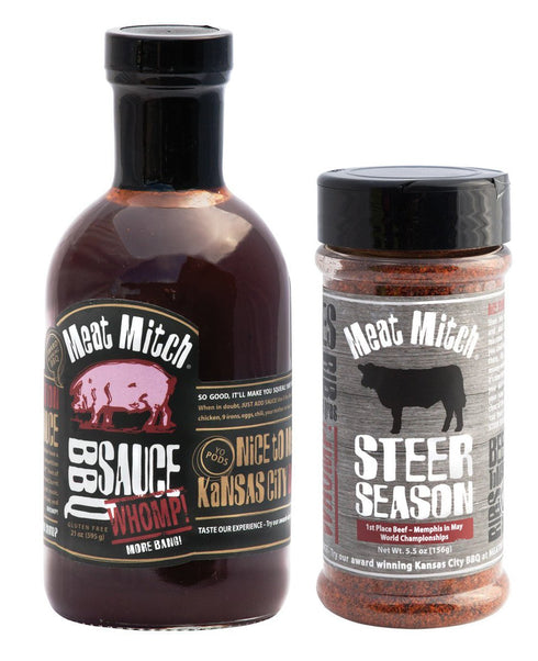 Meat Mitch Mighty BBQ Bundle - Meat Mitch WHOMP! Barbecue Sauce, 21