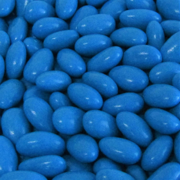 Dark Blue Jordan Almonds by Its Delish, 2 LBS Bulk | Sugared