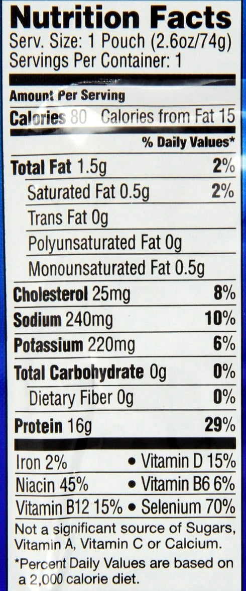 Albacore 2.6-Ounce (Pack 8) StarKist White Tuna in Water, Pouch
