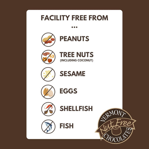 12 2 Vermont Nut Free Chocolates Baking Cocoa Powder Ounces, Bags, Nut-free, Egg-free, Kosher