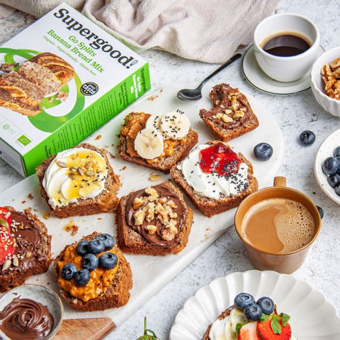 Supergood! Bakery 250 Supergood Go Splits Banana Bread Mix, GR