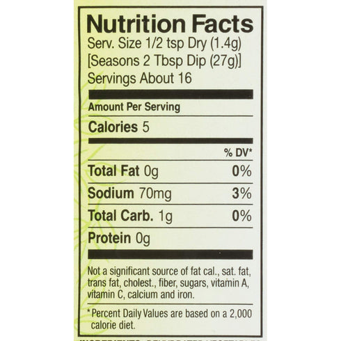 Mrs. Wages Guacamole Seasoning Mix, 0.8 Ounce, Pack of 12