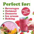 8 Food to Live Raspberry Juice Powder, Ounces Spray-Dried, No Sugar Added, Contains Maltodextrin, Vegan, Kosher, Bulk