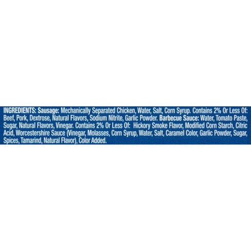 Armour 7g 4.6 oz. Pack 24) Star Vienna Sausage, BBQ Flavored, Ready to Eat Canned Sausage, Protein Per Serving, (Bulk