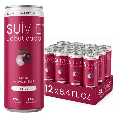 Suivie Jabuticaba Superfruit Antioxidant Drink Still (12-pack) | All Natural | No