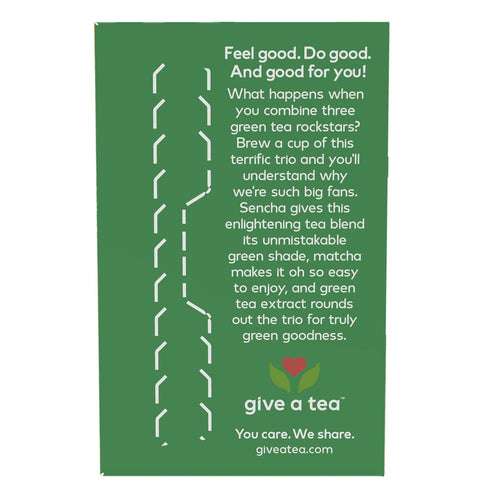 24-Count NOW Foods, Certified Organic Green Kick Tea, with Polyphenols, Premium Unbleached Tea Bags with No-Staples