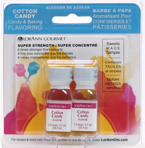LorAnn Cotton Candy SS Flavor, 1 dram bottle (.0125 fl oz - 3.7ml)