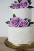 14-Piece Set (5 9 Global Sugar Art Wedding Cake Decorations Premium, Realistic Lavender Sugar Flower Cake Topper Roses