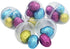 Chochkees 2.25" Inch (25-Pack) Fillable Transparent Easter Eggs with Hinge Bulk Clear Bright Plastic Easter Eggs