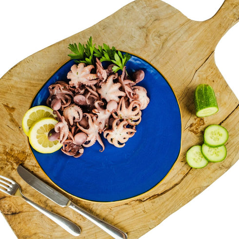(10.58 oz), Renna, Baby Octopus, Small Octopus preserved in oil Premium Imported Seafood, Mediterranean flavor, Product