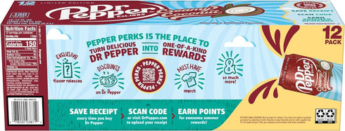 Louisiana Pantry 12 20 (12 Pack 12oz, Dr. Pepper Creamy Coconut Ounce Cans or Ounce Bottles Dr. Pepper Creamy Coconut)