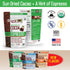 CocoaX Organic Cocoa Powder with Espresso - 8oz Gluten Free, Non-GMO Unsweetened Cocoa for Baking