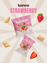 kanoa 3.17 oz (Pack 14) Filled Cereal Snacks Bags of Gluten Free Cereal Pillows Snack (Strawberry)