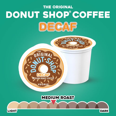 96 Count The Original Donut Shop Decaf Keurig Single-Serve K-Cup Pods, Medium Roast Coffee