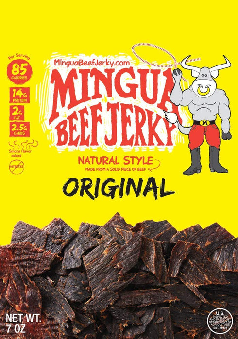 Mingua Beef Jerky, Mingua Mild Beef Jerky Two 7oz Bags