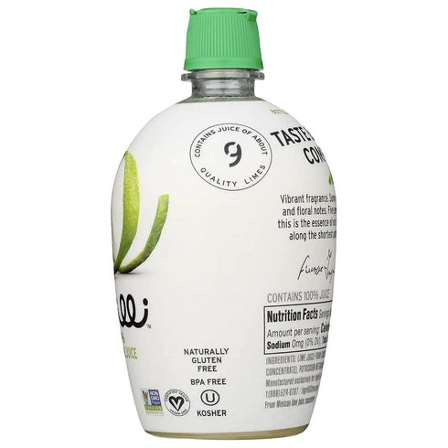 Ingrilli 100% 7 Oz (Pack 3) Lime Juice from Concentrate, Fl Bottle