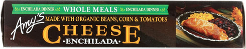 Frozen 9 oz. Amy's Meals, Cheese Enchilada Dinner with Black Beans and Corn, Gluten Free