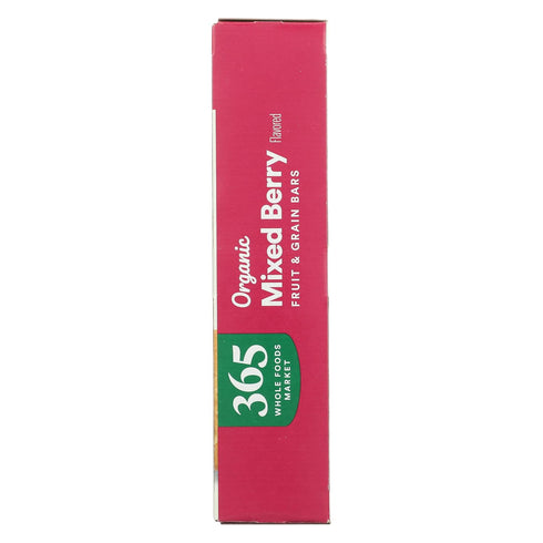 365 6 Count, 7.8 by Whole Foods Market, Organic Mixed Berry Cereal Bar Ounce