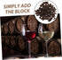 1Pack ULTECHNOVO Heavy Chips for Wine and Whiskey Aging Enhance Aroma and Flavor for Home Brewing and Wine Making Oak