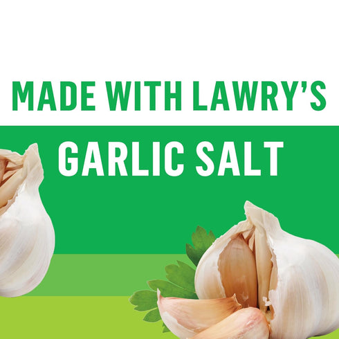 5 oz (Pack 8) Lawrys Seasoned Coating Mix, Garlic Parmesan & Herb, Seasoned Breadcrumbs for Coating, Sprinkling