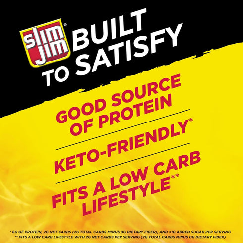3.75 oz Slim Jim Bites, Original Bite-Sized Smoked Sausage Snacks