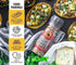 3.5 oz 5-Pack Ghost Pepper Salt Seasoning by African Dream Foods | Spicy Chili Salt with only Natural Hot Ghost Peppers