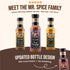 13.5 (Pack 1) Mr. Spice Organic Garlic Steak Sauce, Salt Free Steak Sauce and Marinade, Gluten Free, Low Sodium Sauces
