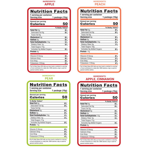 16(0.53 oz Natures Turn Freeze-Dried Fruit Crisps Healthy, Gluten-Free,Crispy & Delicious,Plant-Based Snack,Ideal