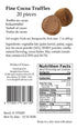 Jacquot 20pc French Cocoa Truffles in Collectible Provence Gift Tin - Premium Gourmet Chocolate Candy - Authentic