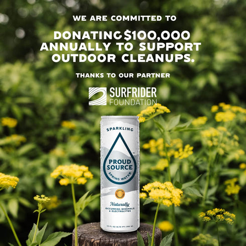 12 Oz (Pack 3 24 Proud Source Sparkling Spring Water, Natural Minerals + Light Bubbles, Infinitely Recyclable Aluminum
