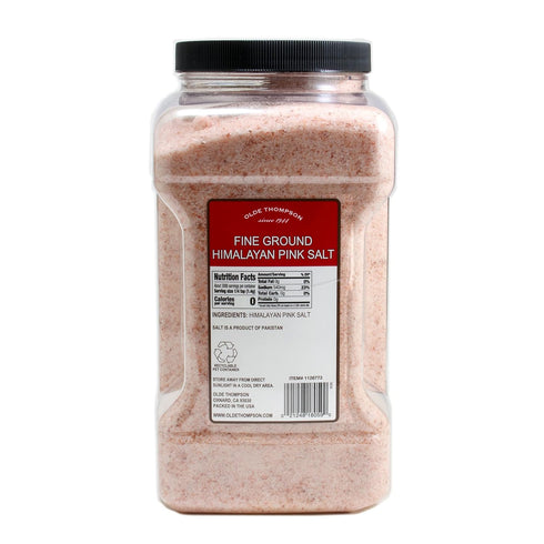 12 Olde Thompson Fine Ground Himalayan Pink Salt, Pound, Bulk Size
