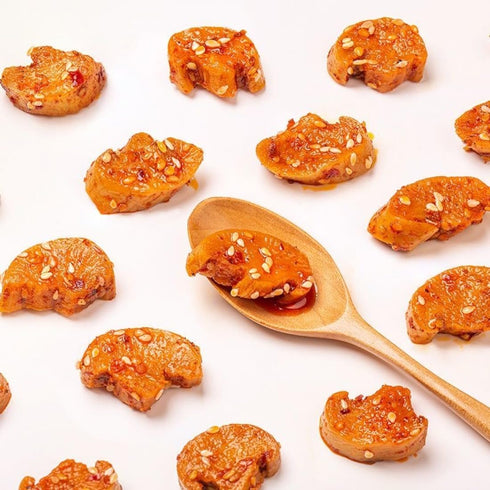 Chinese Radish Dried Snack, Spicy & Savory Preserved Radish, Crunchy Pickled Vegetable Side Dish for Rice/Noodles