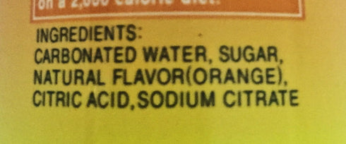 Sangaria 6 Pack (6.76Fl.Oz) Ramune Japanese Carbonated Soft Drink Orange Flavor