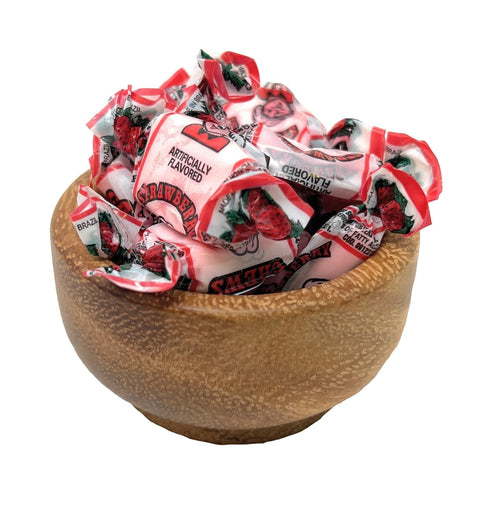 2 Strawberry Flavored Fruit Chews, Pounds Bulk