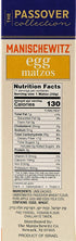12 OZ (Pack 5) Manischewitz Egg Matzo