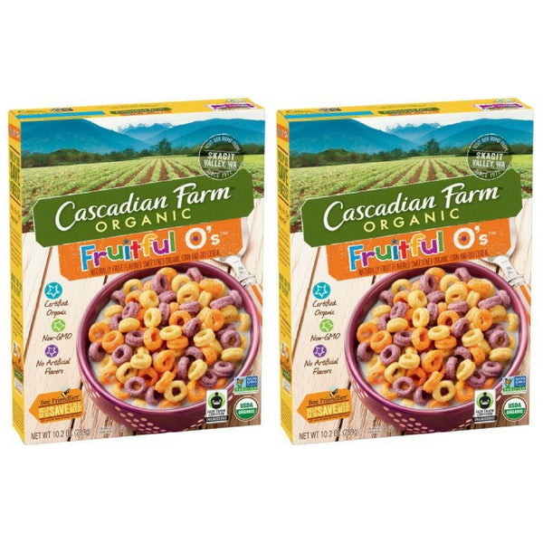 BFYSYO CASCADIAN FARM CEREAL FRUITFUL O, 10.2 OZ(Pack of 2)