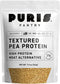 PURIS Pantry Textured Pea Protein, Unflavored Meatless Vegetable Crumbles, Soy Free, Shelf-Stable,