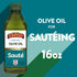 16 Oz Pompeian Made Easy Saut Olive Oil, Pan Cooking, American Heart Association Certified, Fl