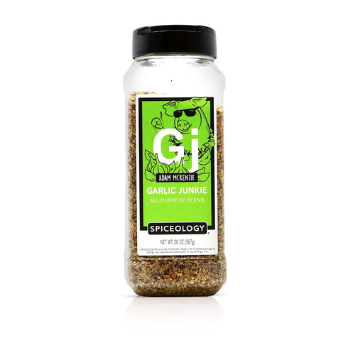 Spiceology & Adam McKenzie - Garlic Junkie - All-Purpose Seasoning, BBQ Rubs